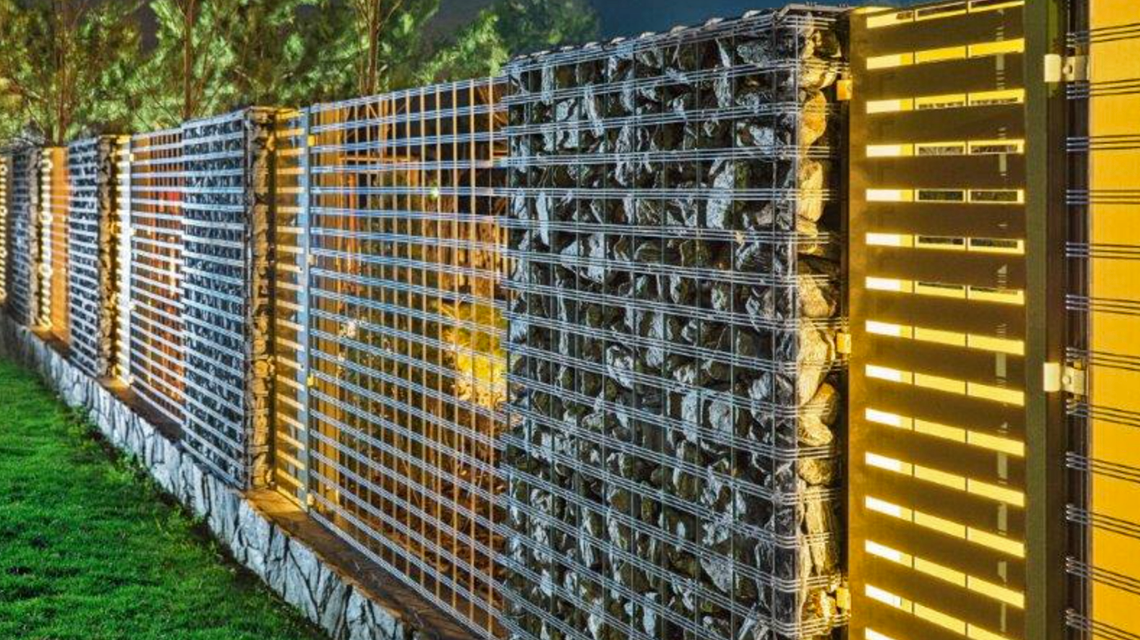 Clôtures gabions grille métallique paysage urbanisme architecture www.slotdesign.fr - <p>Clôtures gabions grille métallique paysage urbanisme architecture <a href=