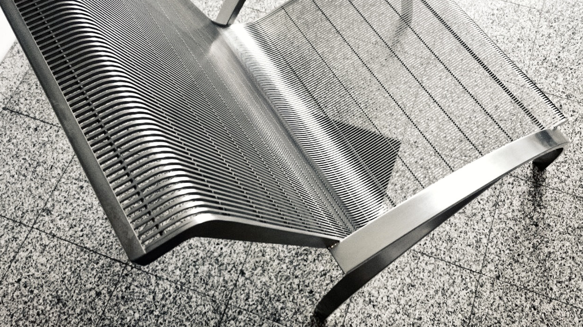 mobilier urbain sur mesure en grille électro-soudée slot www.slotdesign.fr - <p>mobilier urbain sur mesure en grille électro-soudée slot <a href=