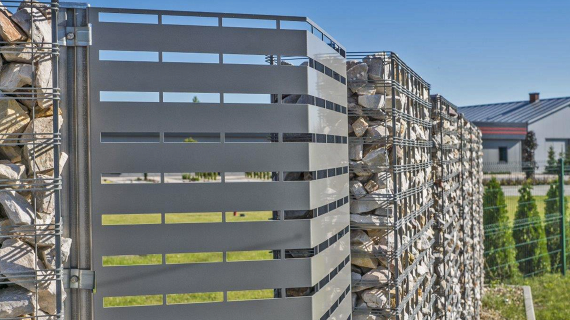 Clôtures gabions grille métallique paysage urbanisme architecture www.slotdesign.fr - <p>Clôtures gabions grille métallique paysage urbanisme architecture <a href=