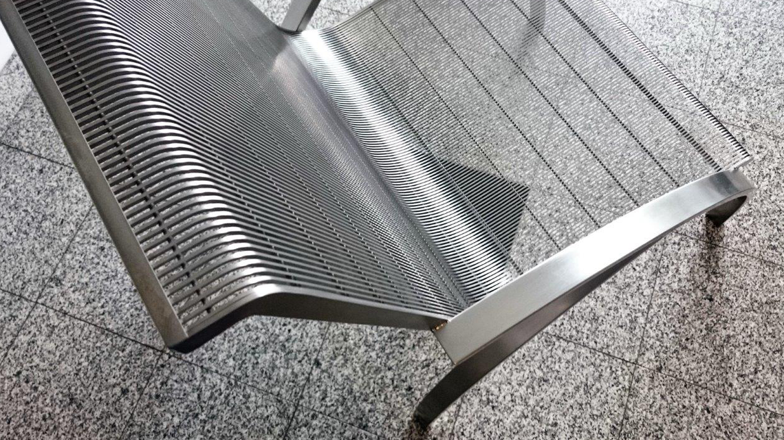 mobilier design en slot acier inoxydable architecture www.slotdesign.fr