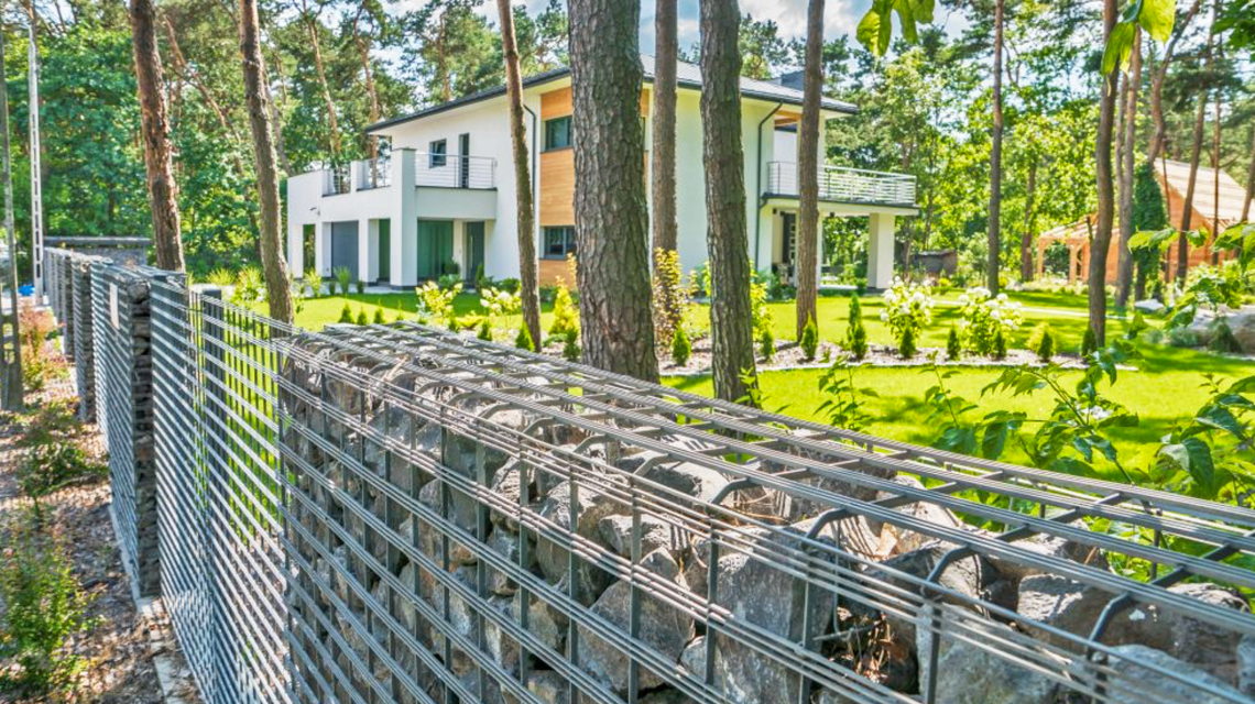 clôture brise-vue architecture gabions www.slotdesign.fr 