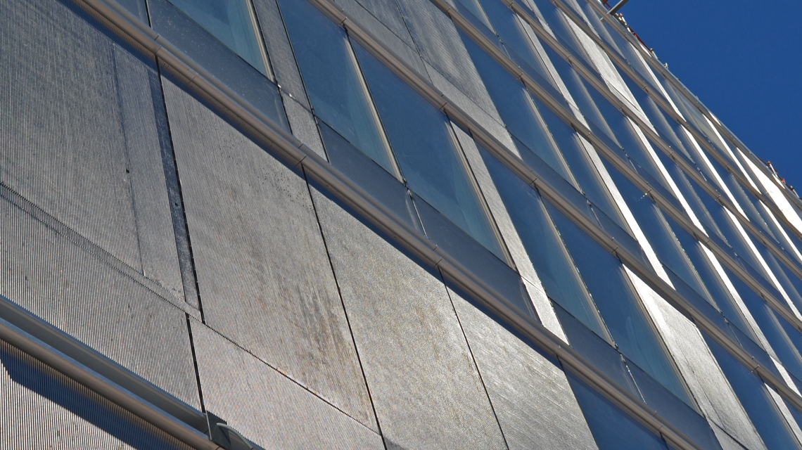 Grille architecturale SLOT pour façade architecture www.slotdesign.fr 