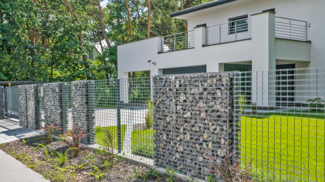 clôture brise-vue architecture gabions www.slotdesign.fr 