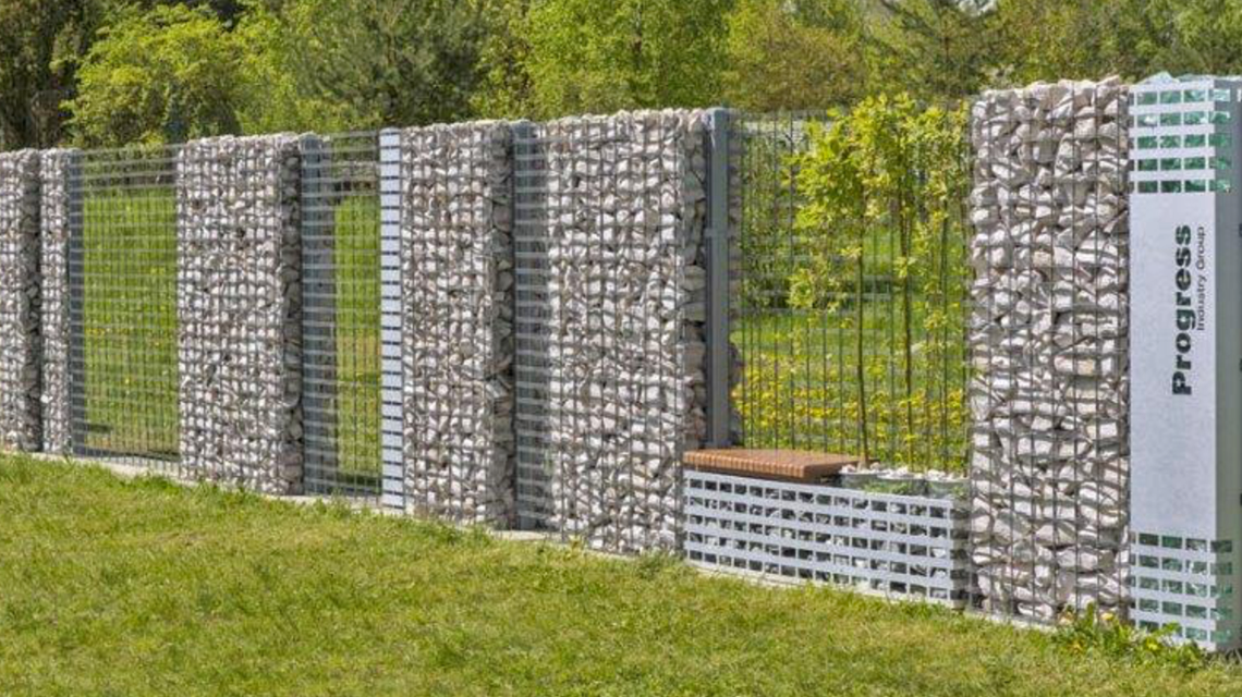 clôture gabion design architecture extérieure paysage urbanisme www.slotdesign.fr