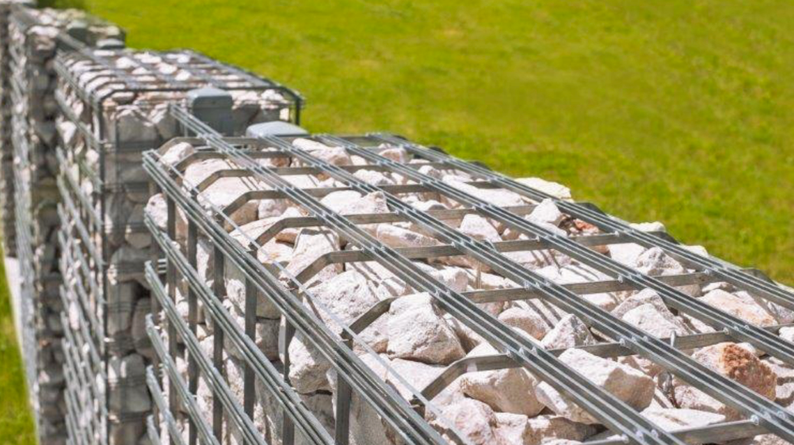clôture gabion design architecture extérieure paysage urbanisme www.slotdesign.fr